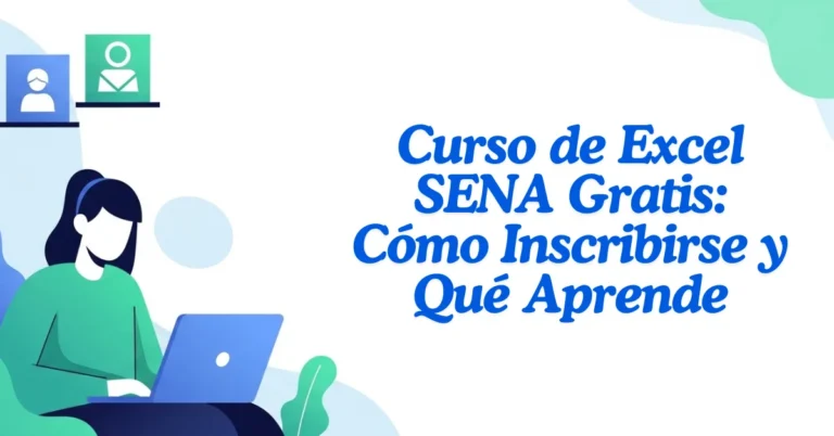 Curso de Excel SENA Gratis 2026: Cómo Inscribirse y Qué Aprende