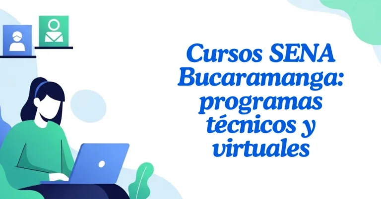 Cursos SENA Bucaramanga 2026: programas técnicos y virtuales