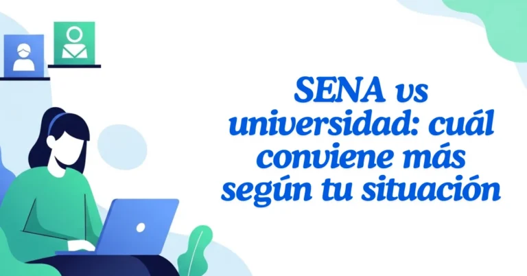 SENA vs universidad: Cuál Conviene Más Según tu Situación